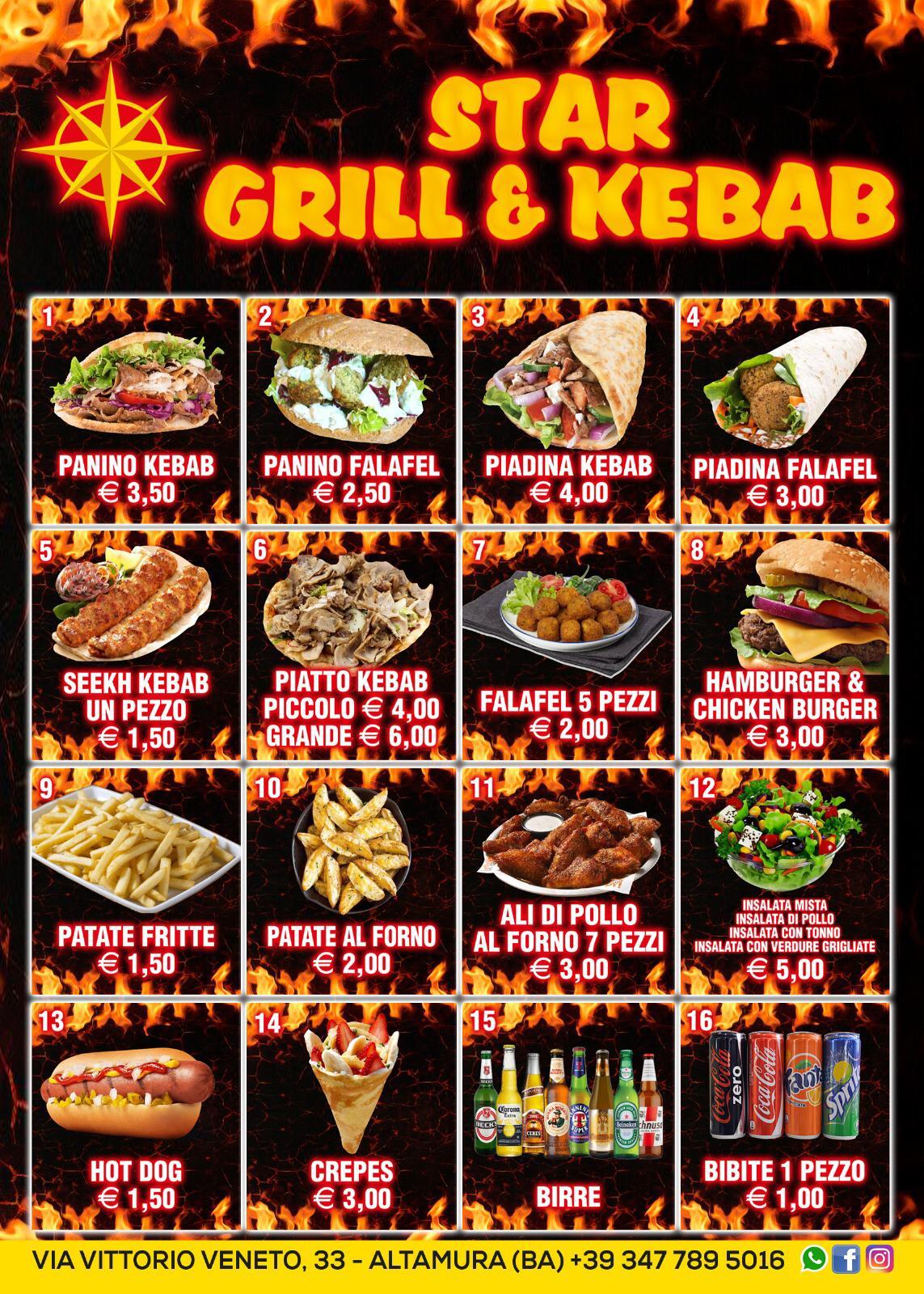 Menu di STAR GRILL & KEBAB 