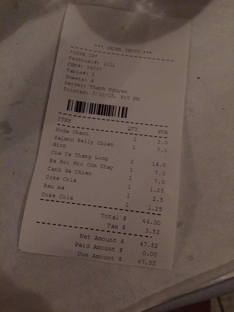 Menu at Garlic and Chives restaurant, Garden Grove