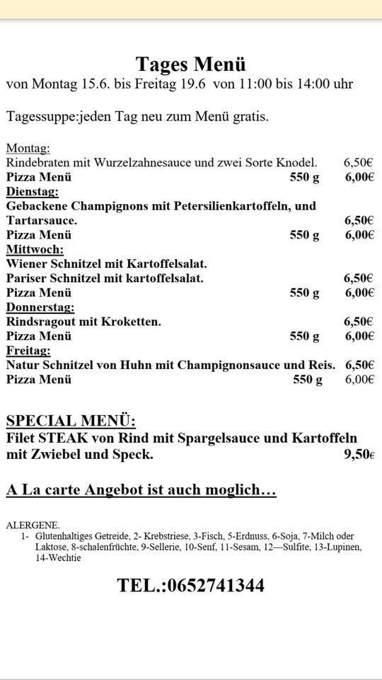 Speisekarte Von Gasthof Zum Galik Restaurant Gro Krut