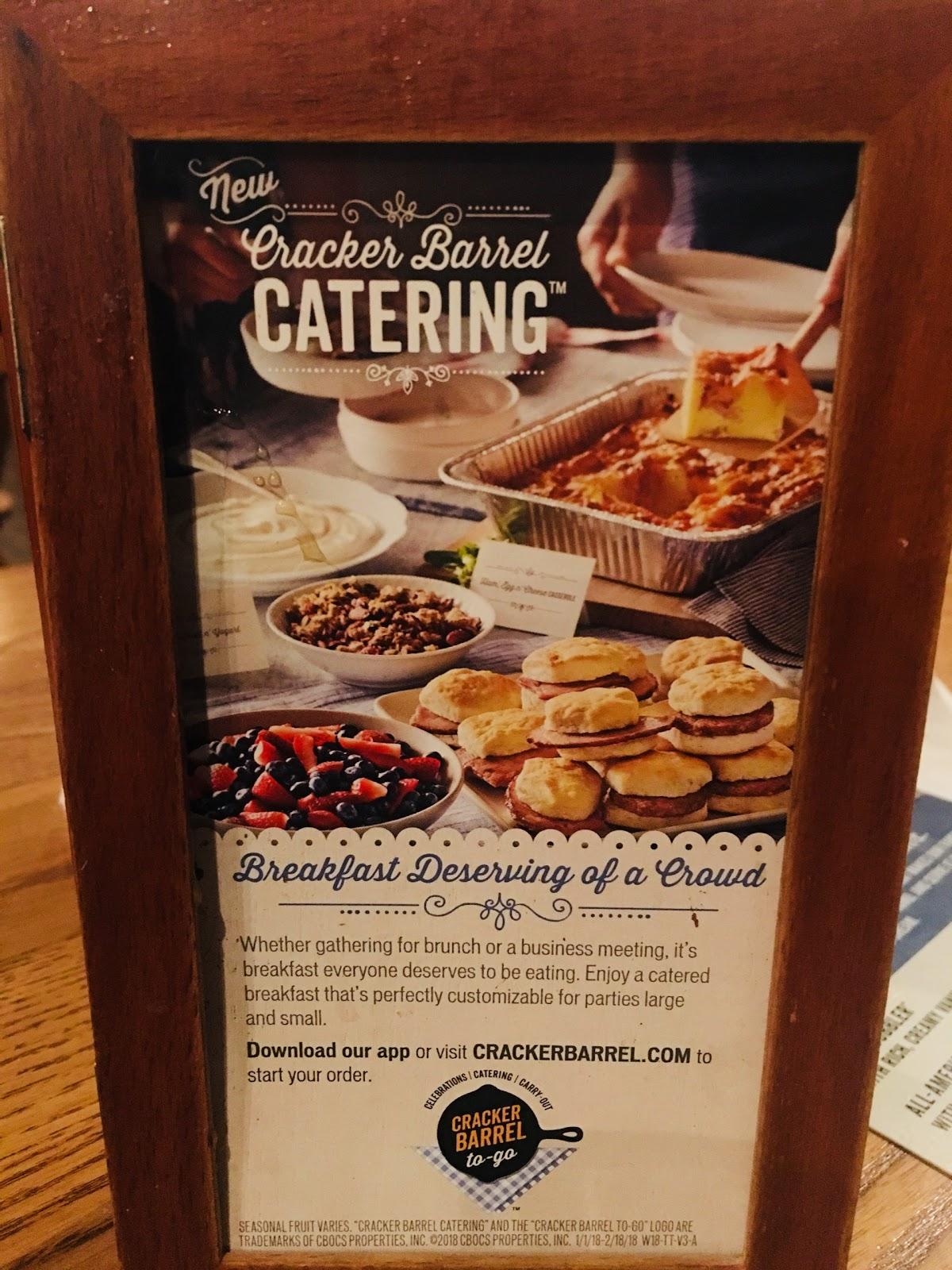 Menu at Cracker Barrel Old Country Store, Cartersville, GA20