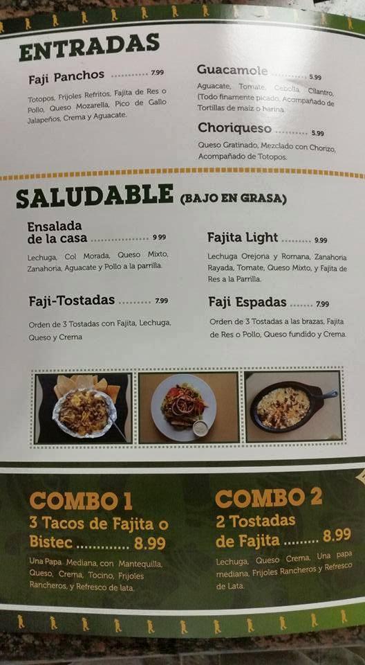 Menu at Taqueria tacos 2 restaurant, Pharr