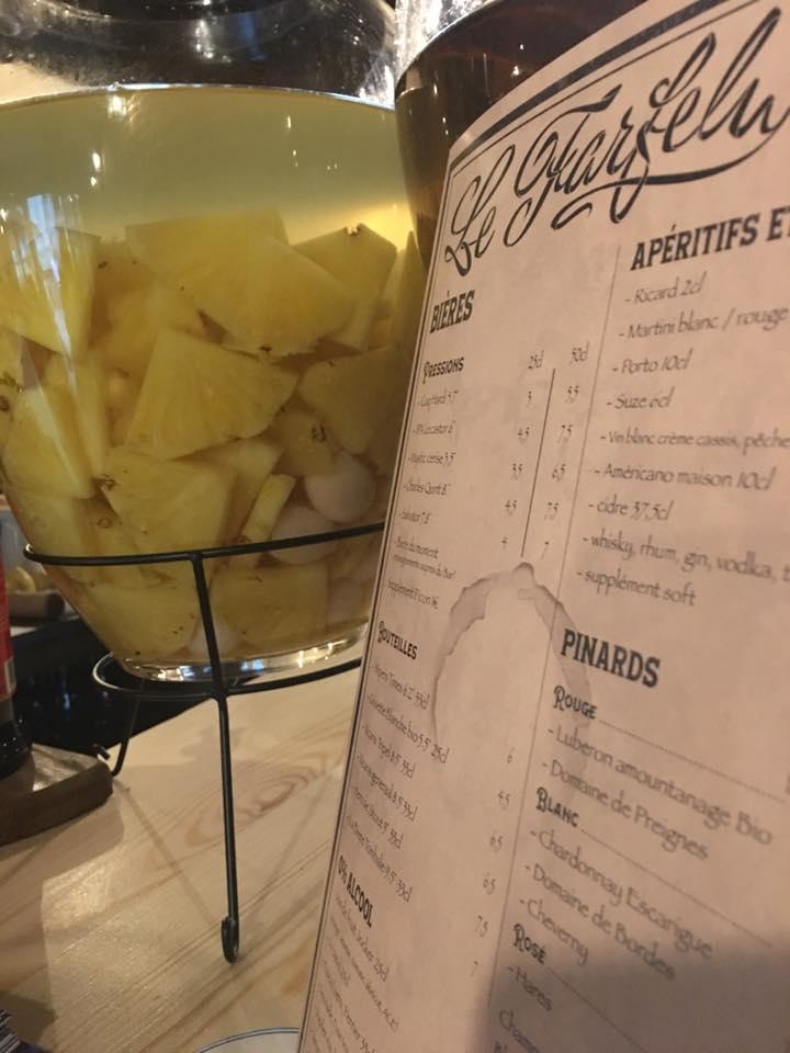 Menu de Le Farfelu