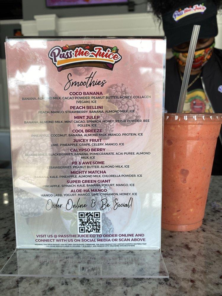 Menu at Pass the Juice pub & bar, Gulfport