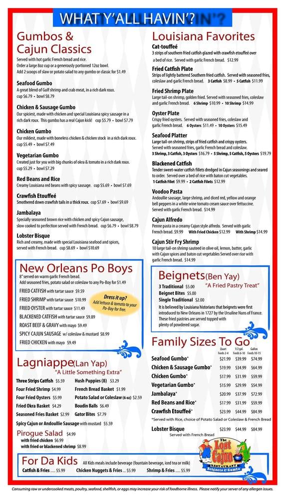 menu-at-the-lost-cajun-restaurant-hendersonville