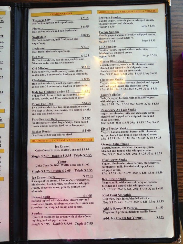 Menu at Rolling Farms Café cafe, Traverse City