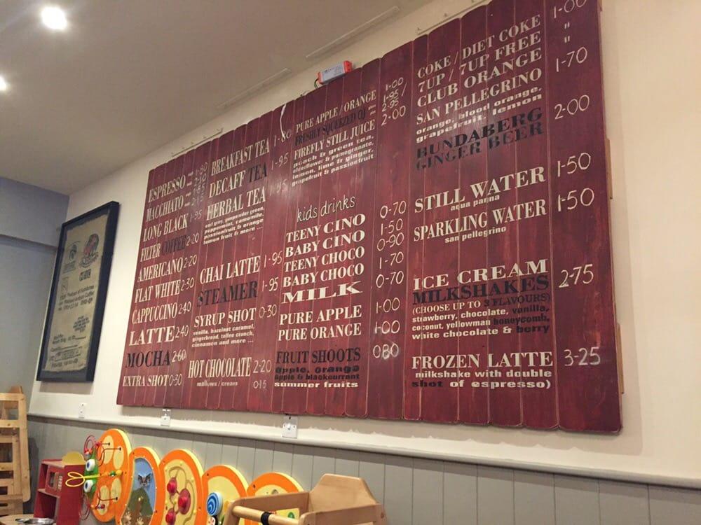 Menu at Homebird Cafe, Holywood