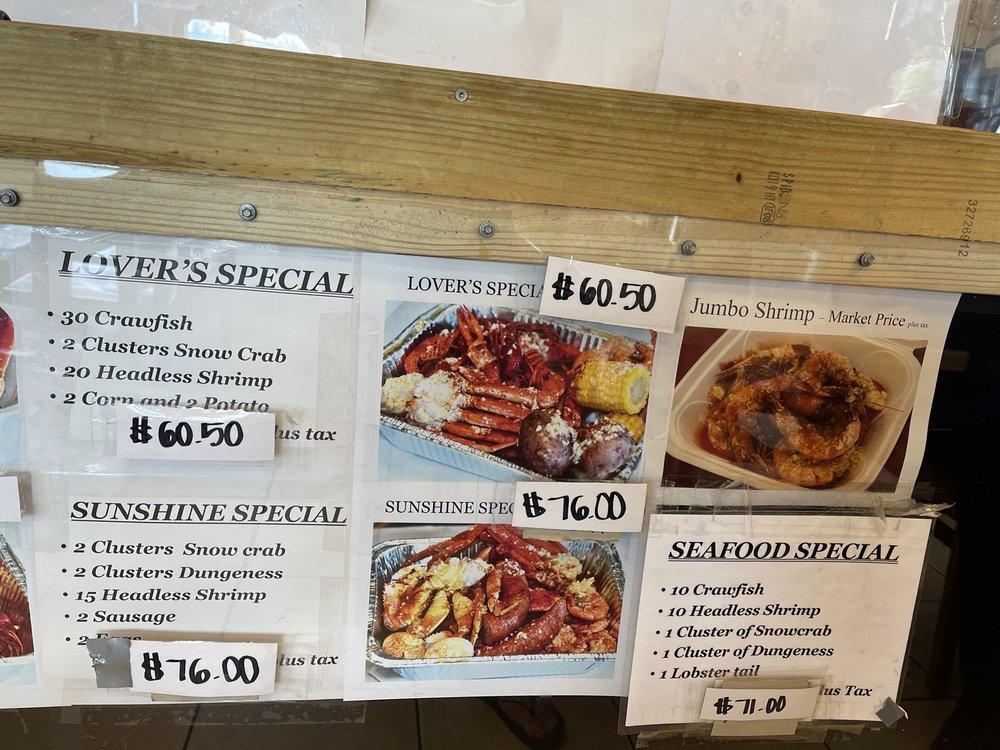 Carta del restaurante New Orleans Cajun Seafood, Orlando, W Colonial Dr