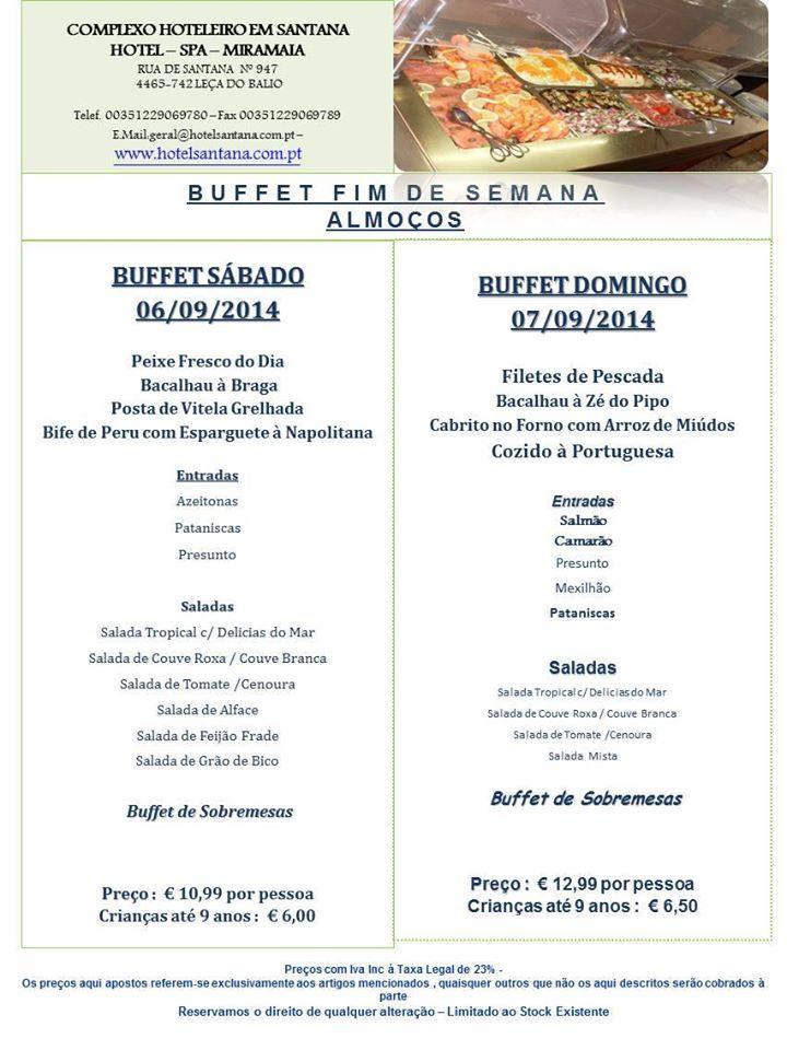 Menu em Complexo Hoteleiro em Santana pub Bar Leça do Balio