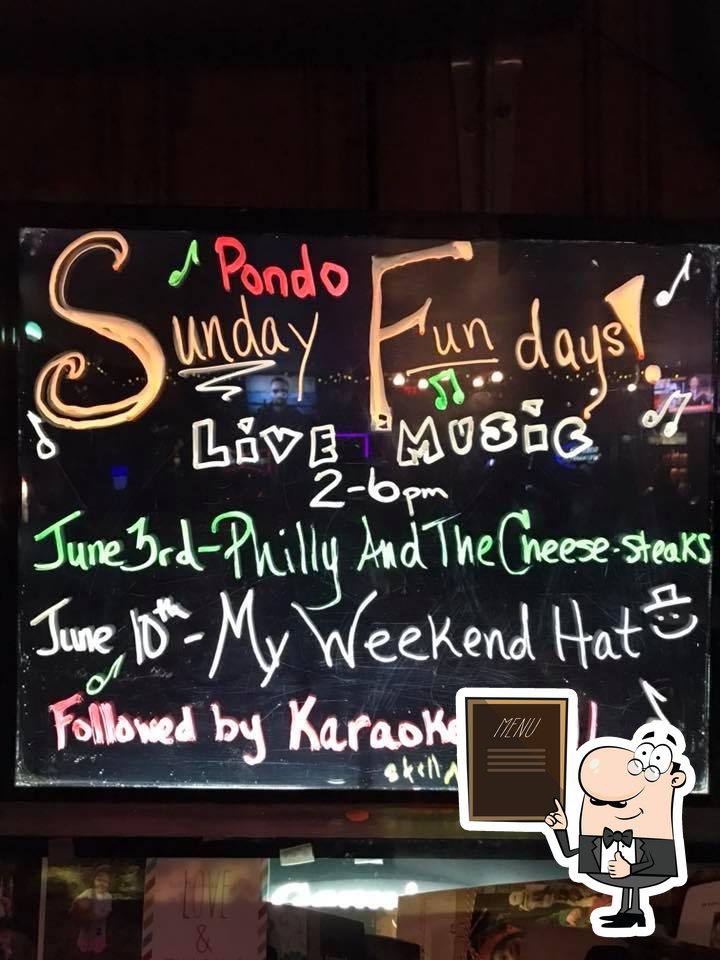 Ponderosa Sportsman's Club in Restaurant menu and reviews