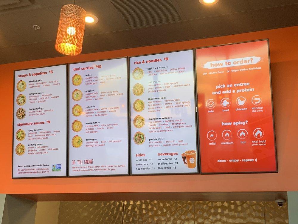 Menu at Thai Chili 2 Go restaurant, Phoenix, W Dove Valley Rd Ste 180