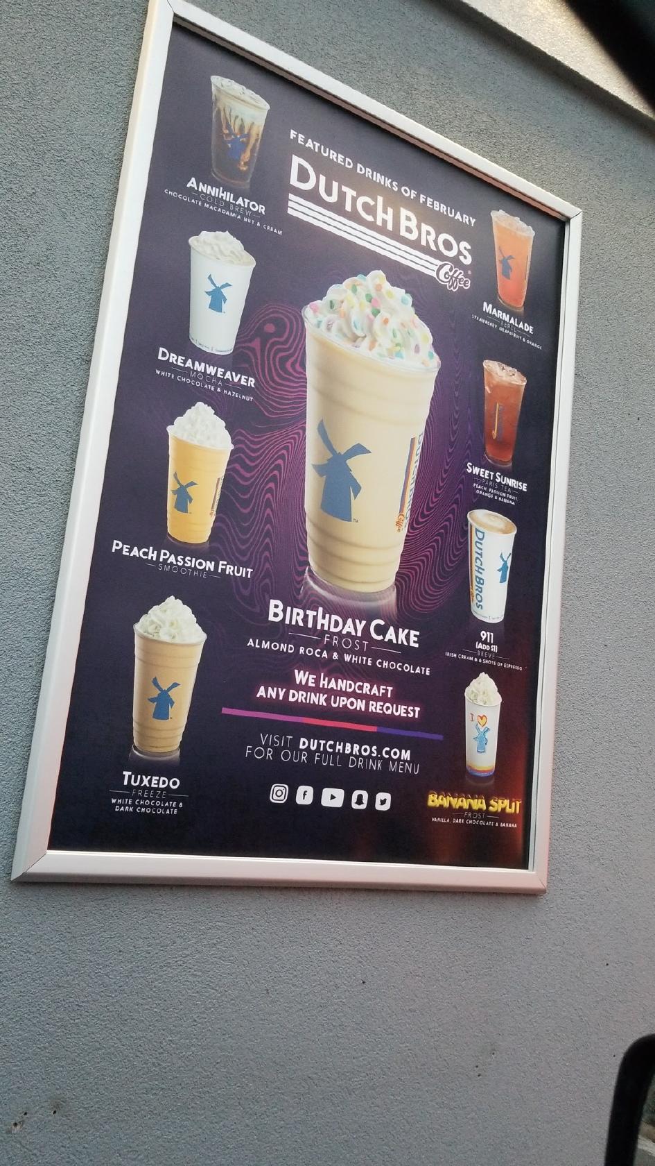 Dutch Bros Coffee, 5700 N NE Fourth Plain Blvd in Vancouver - Restaurant  menu and reviews