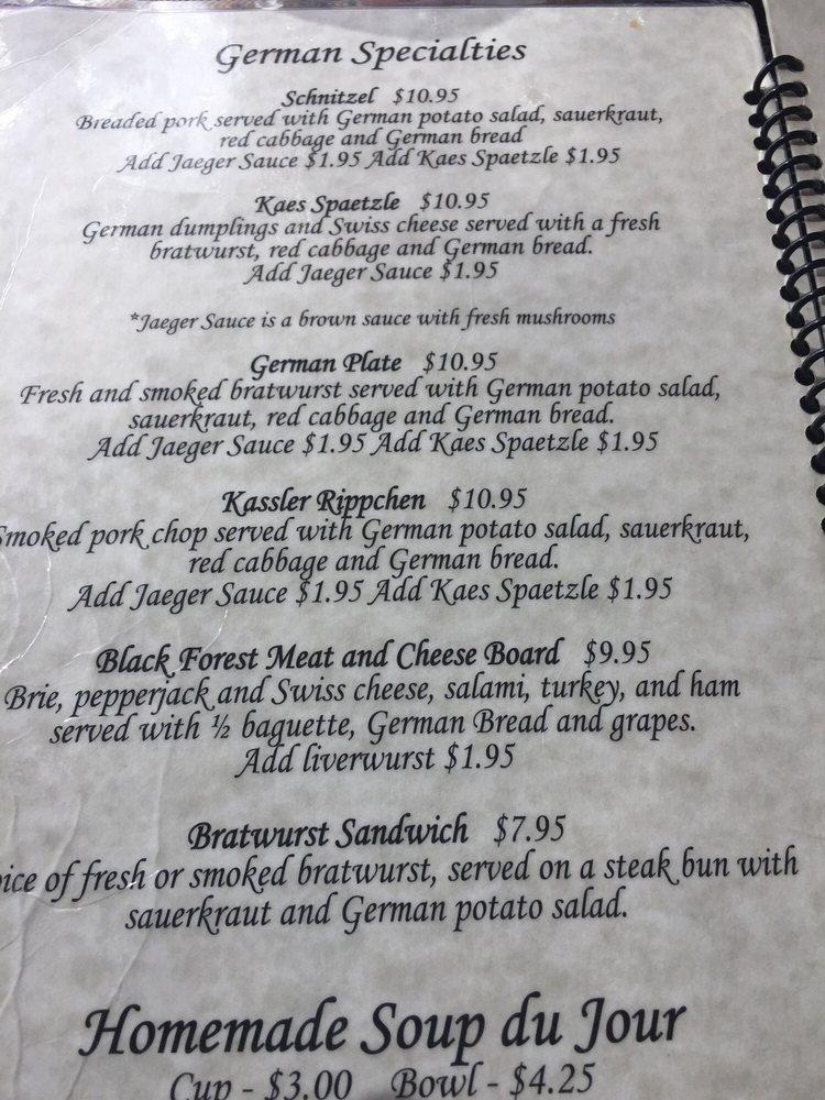 Menu at Alpine Inn restaurant, Hill City