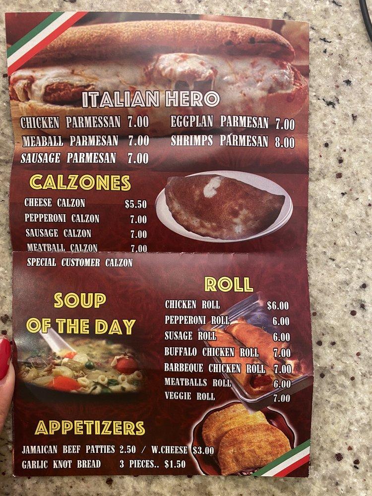 Menu at Pizzeria Las Americas, Jersey City