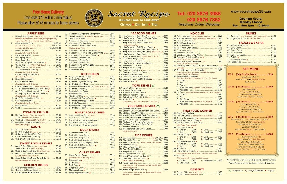 menu-at-secret-recipe-restaurant-london-73-sheen-ln