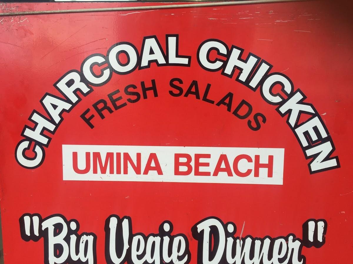 Umina Charcoal Chicken in Umina Beach Restaurant menu and reviews