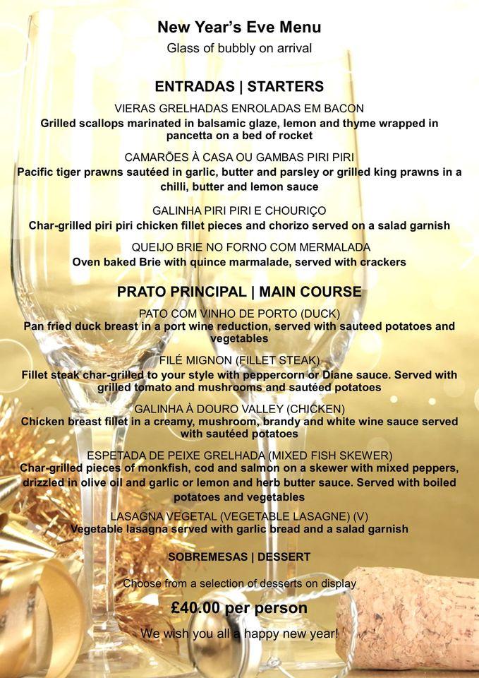 Menu at Douro Valley Restaurant, Canvey Island