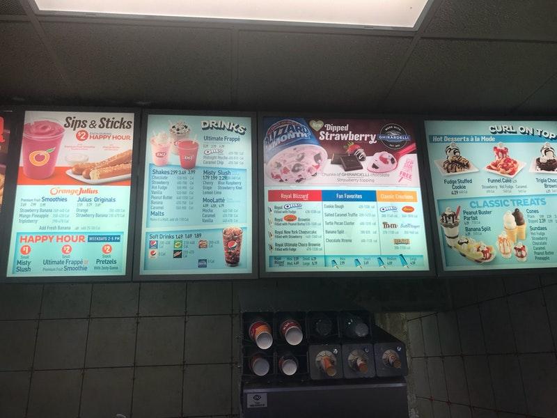 Menu at Dairy Queen Grill & Chill fast food, Anderson, 501 S