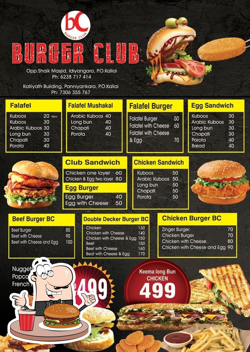 Burger Club, Kozhikode, opp:sheik masjid - Restaurant reviews