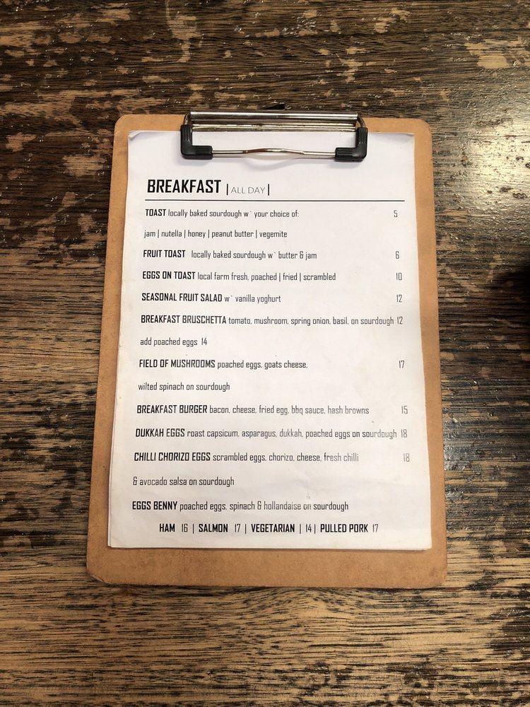 Menu at Noble Monks pub & bar, Shepparton