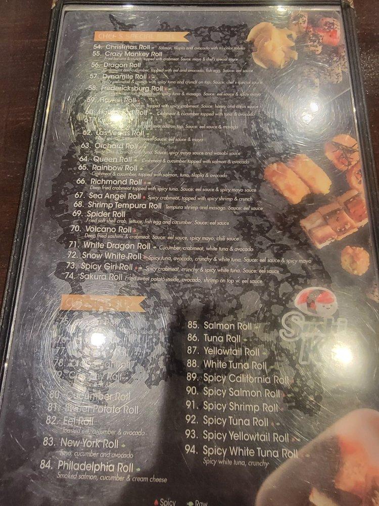 Menu At Sushi Kola Restaurant Fredericksburg   R343 Sushi Kola Menu 2023 05 2 