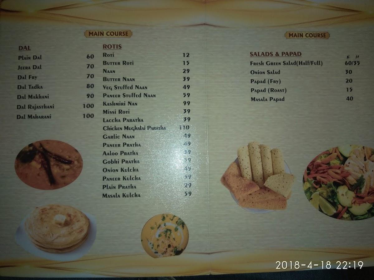 7 days restaurant hajipur menu