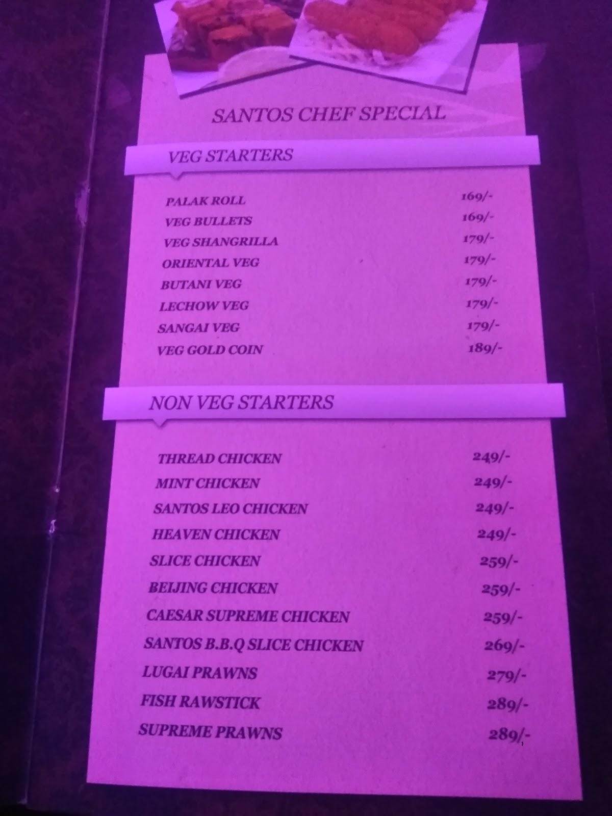 Menu at Klub F5 Coffee Shop, Vijayawada, 2nd St