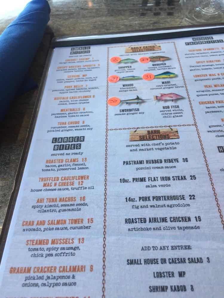 Menu at The Rusty Hook Tavern pub & bar, Pompano Beach