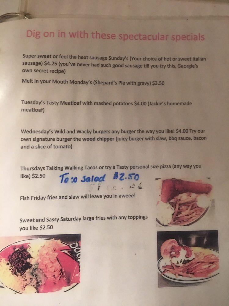 Menu at Oak Wood Tavern pub & bar, Kittanning