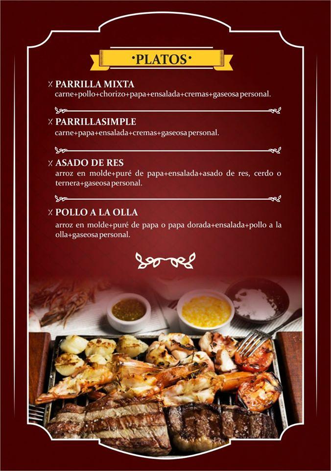 Carta de Doña Luchita Restaurant, Cajamarca
