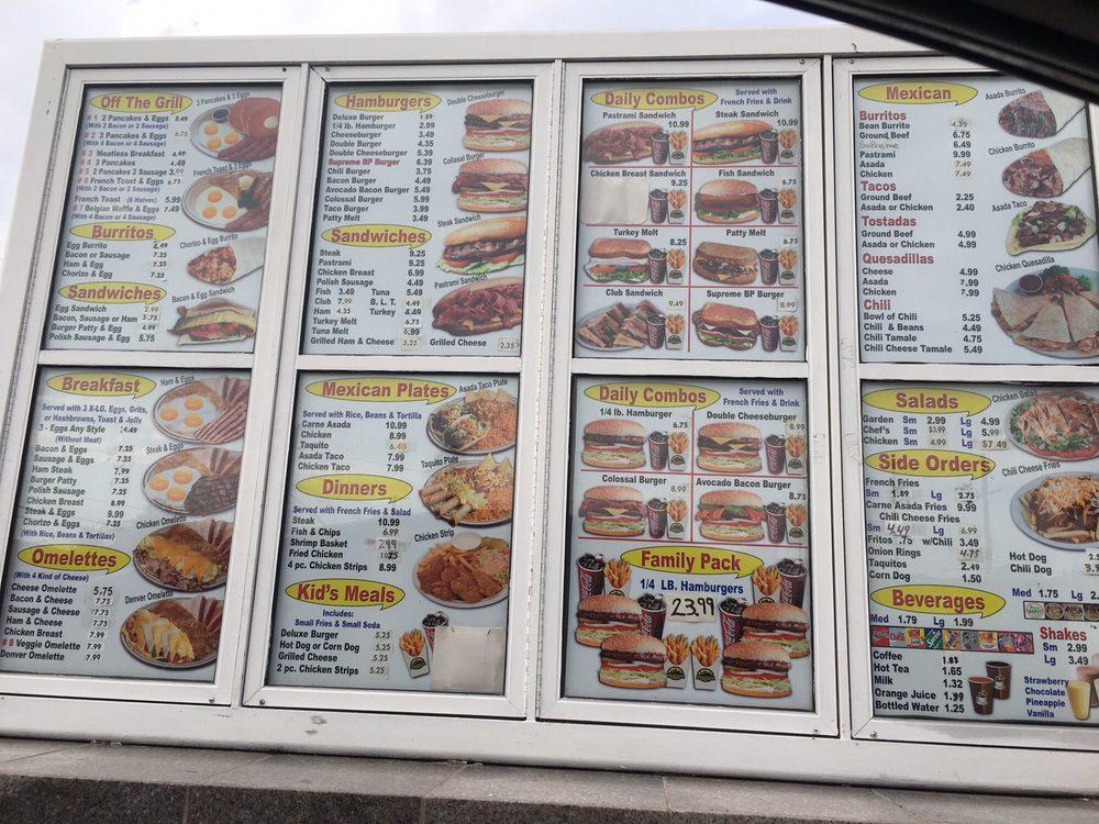 Menu At Burger Palace Restaurant, Los Angeles, S Western Ave