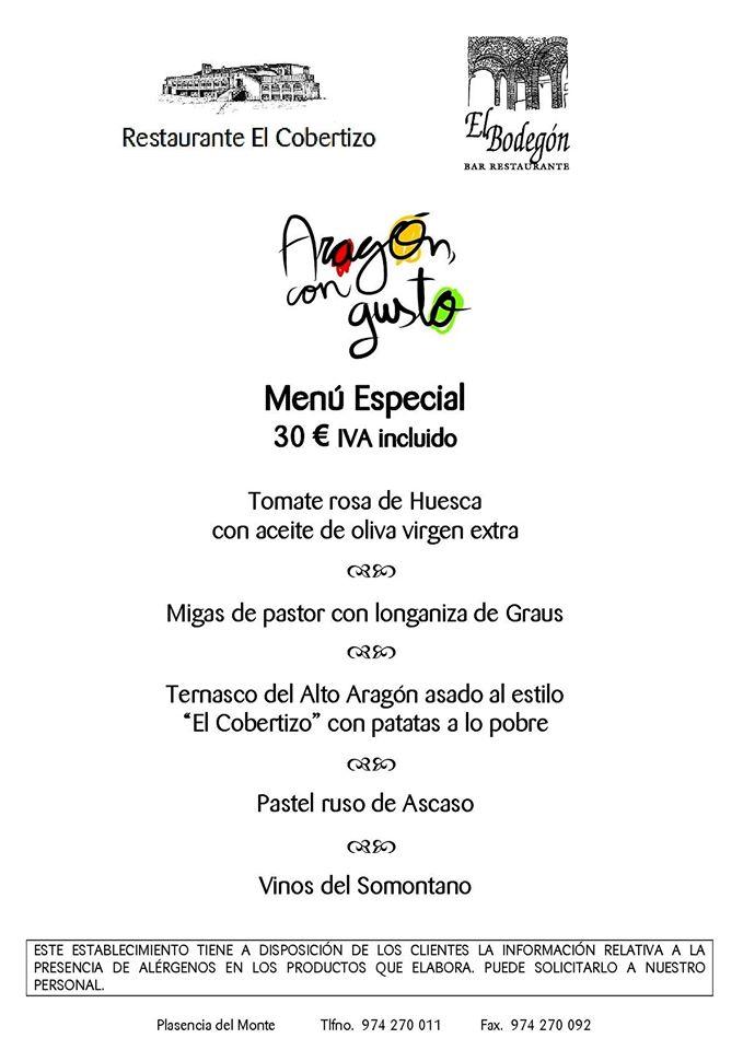 el bodegon menu