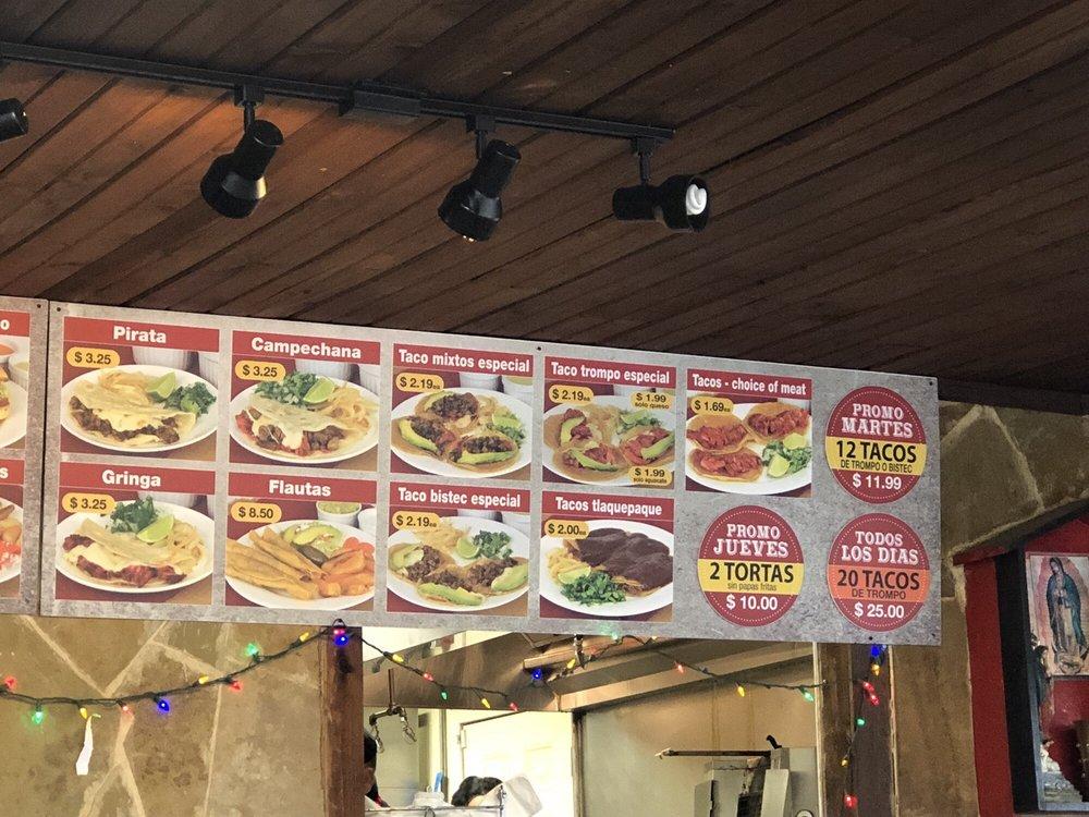 Carta del restaurante Fito's Tacos De Trompo, Dallas, W Clarendon Dr