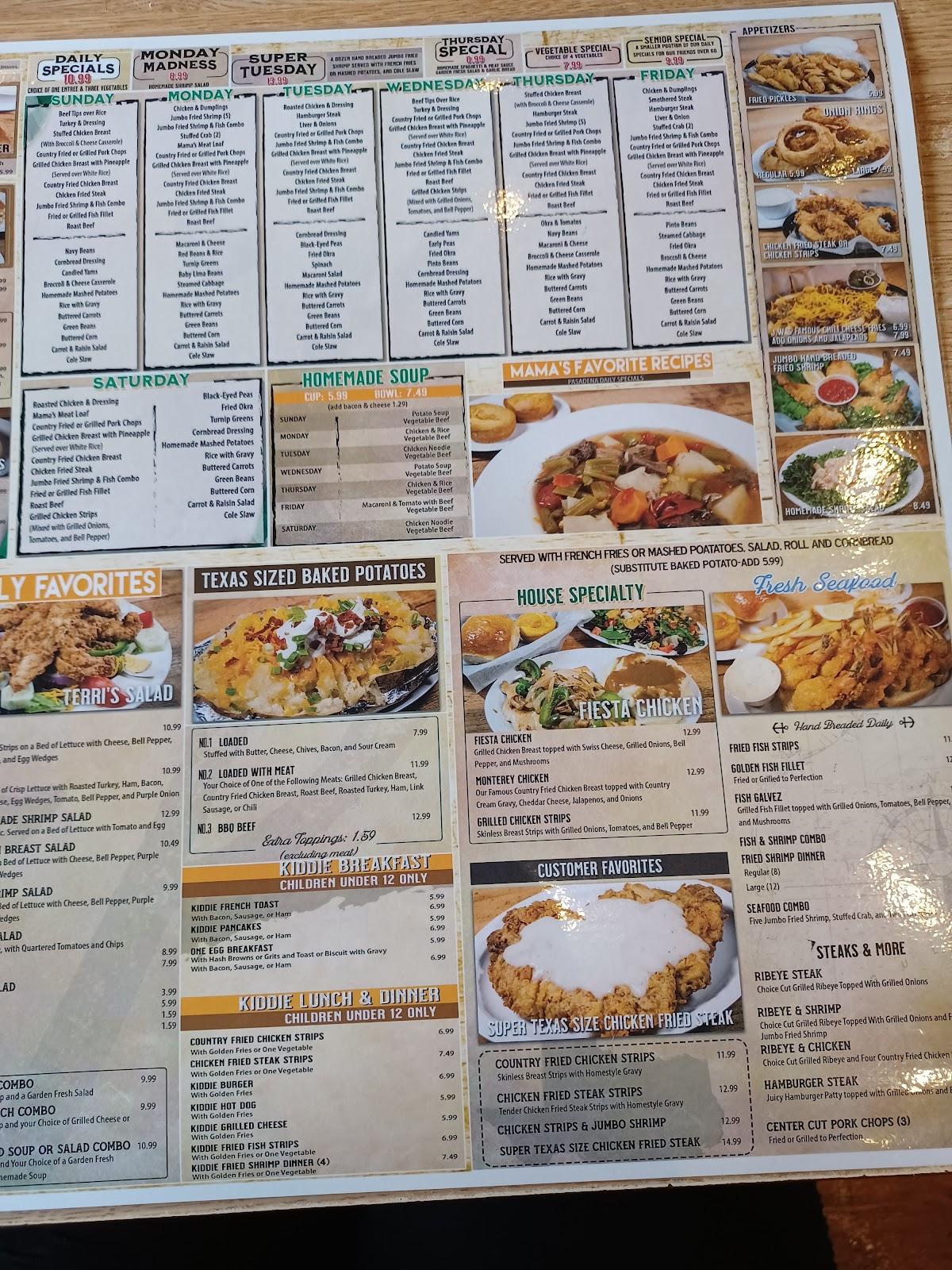 Menu At Kelley S Country Cookin Restaurant Pasadena Spencer Hwy   R352 Kelleys Country Cookin Menu 2022 10 