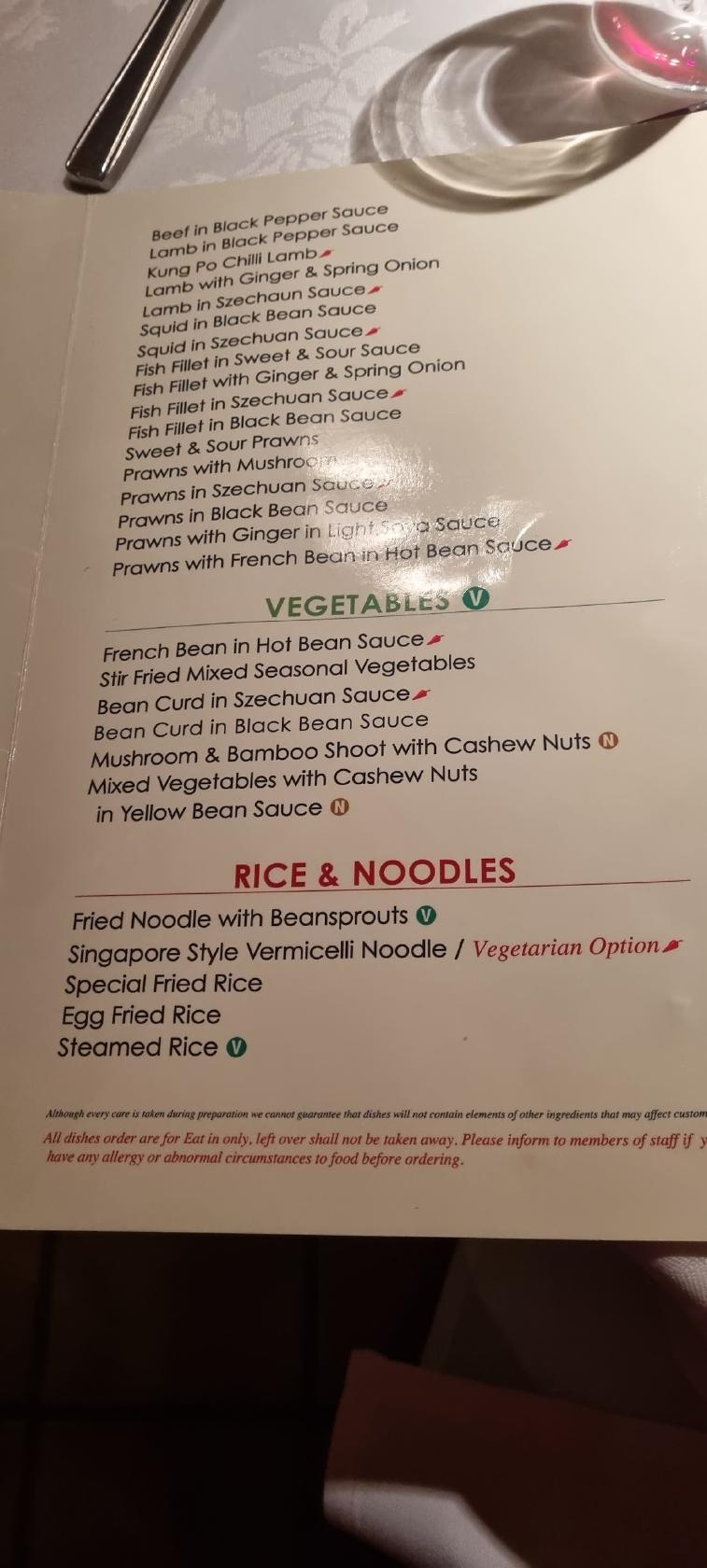 Menu at Jasmine Peking Chinese Restaurant (Delivery 3 Miles), Maidenhead