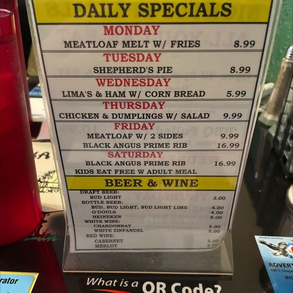 Menu at Haystax Restaurant, Eustis