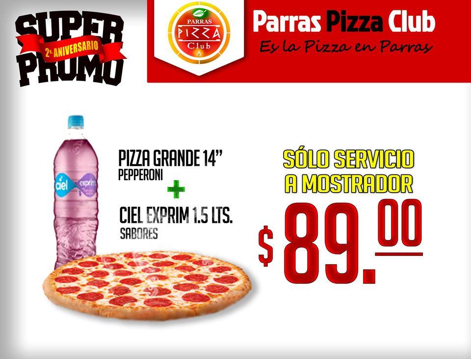 PARRAS PIZZA CLUB, Parras de la Fuente - Carta del restaurante y opiniones