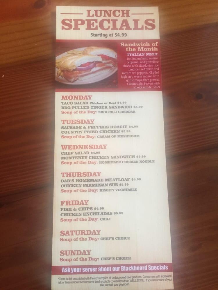 Menu at Miller's Ale House pub & bar, Palm Beach Gardens, FL A1AAlt
