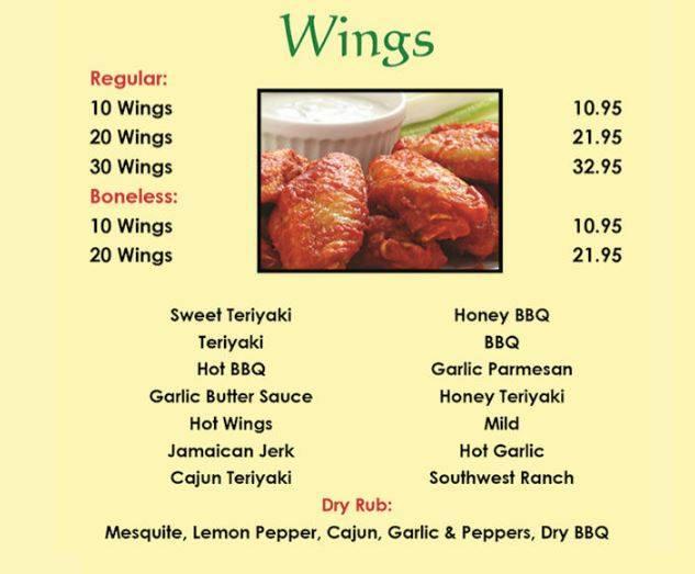 Menu at Empire Pizza pizzeria, New London, 150 Broad St
