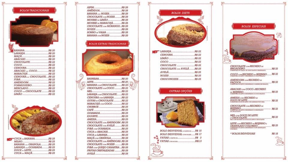 Menu Em Loja Valen A F Brica De Bolo V Alzira Valen A