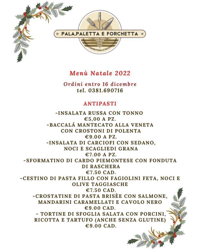 Menu di Pala Paletta e Forchetta 