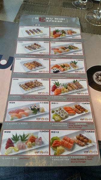 Menu de UMO