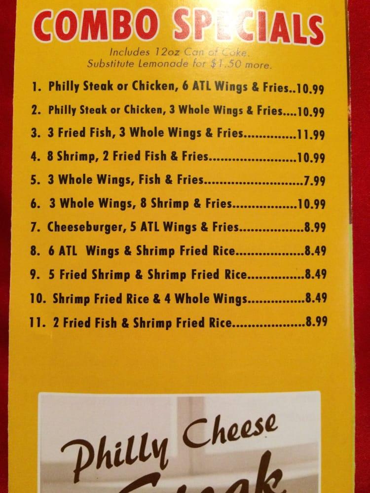 Menu at Tasty Stop restaurant, Durham