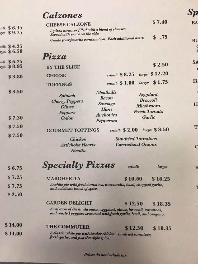 Menu at Nauti Dolphin pizzeria, Fairfield, 195 Unquowa Rd