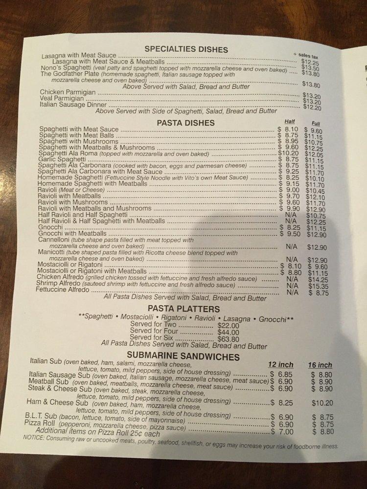 Menu at Roma Pizzeria &amp; Restaurant, Southgate