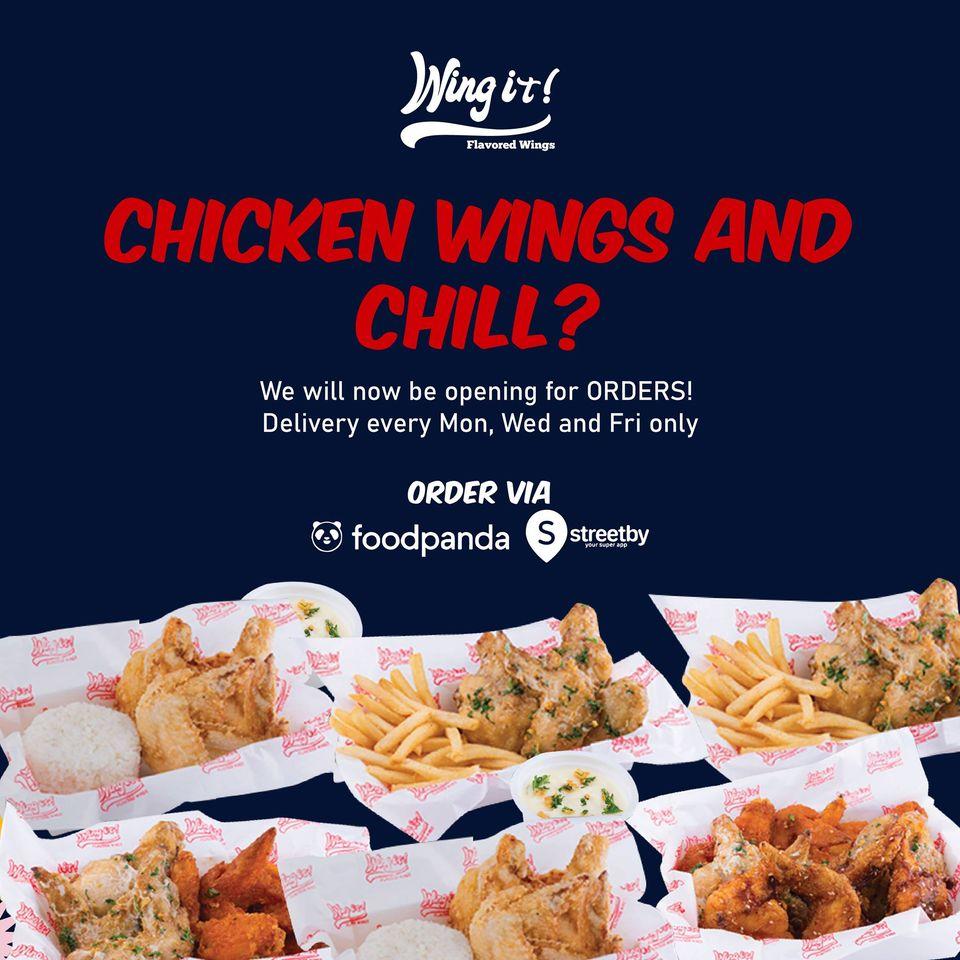 Menu At Wing It Flavored Wings Restaurant Cagayan De Oro Claro M My