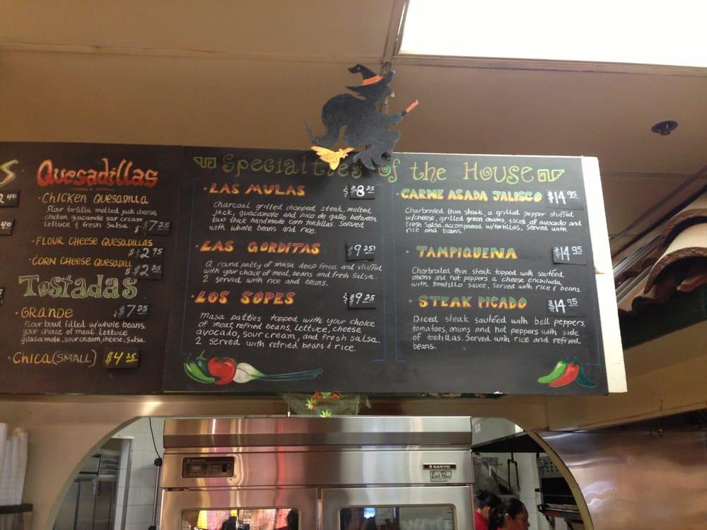 Menu at Taqueria Salsa restaurant, Antioch, Delta Fair Blvd