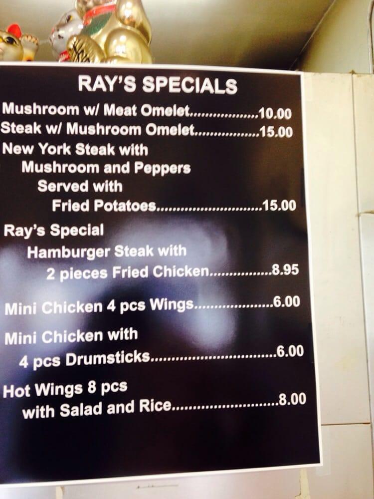 Menu At Rays Cafe Honolulu