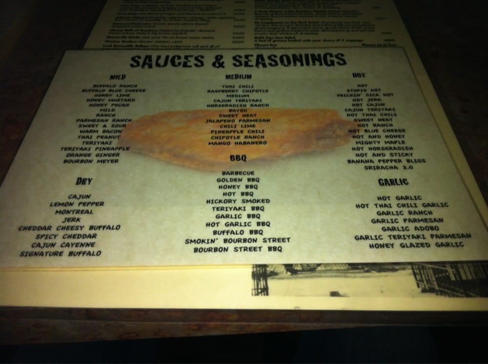 Menu at Pounders Bar & Grill, Cleveland