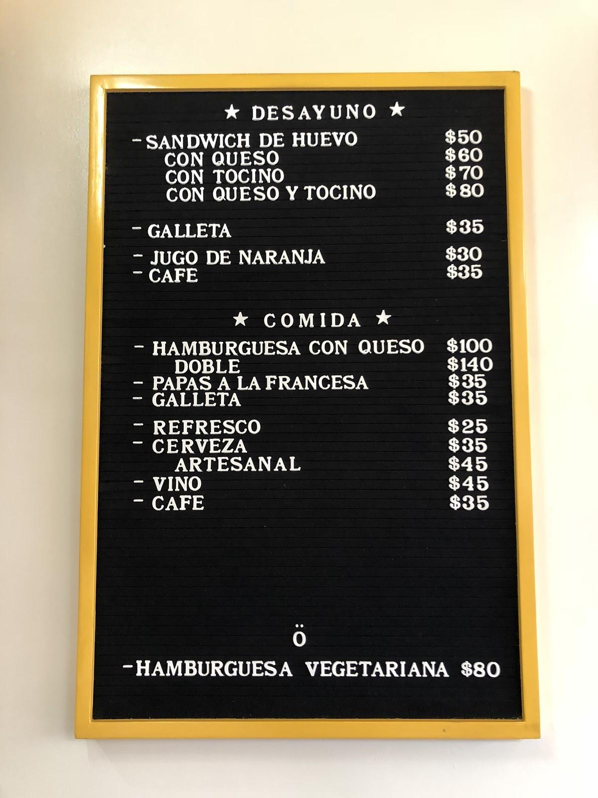 Carta Del Restaurante La Inmaculada Hamburguesas Ciudad Del M Xico