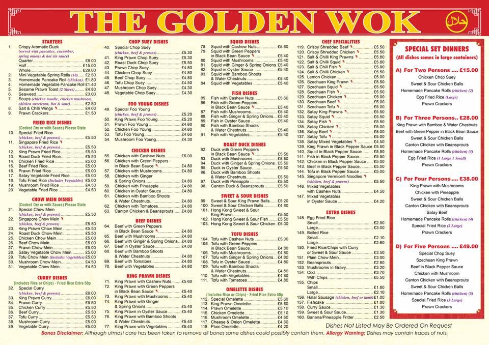 menu-at-golden-rice-fast-food-bristol-167-fishponds-road